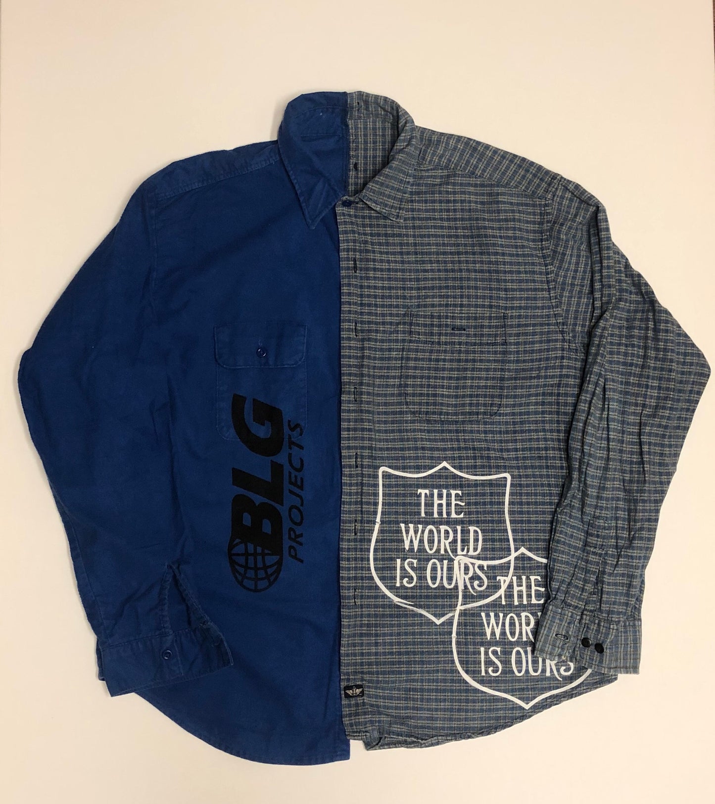 Split Flannel Work Shirt