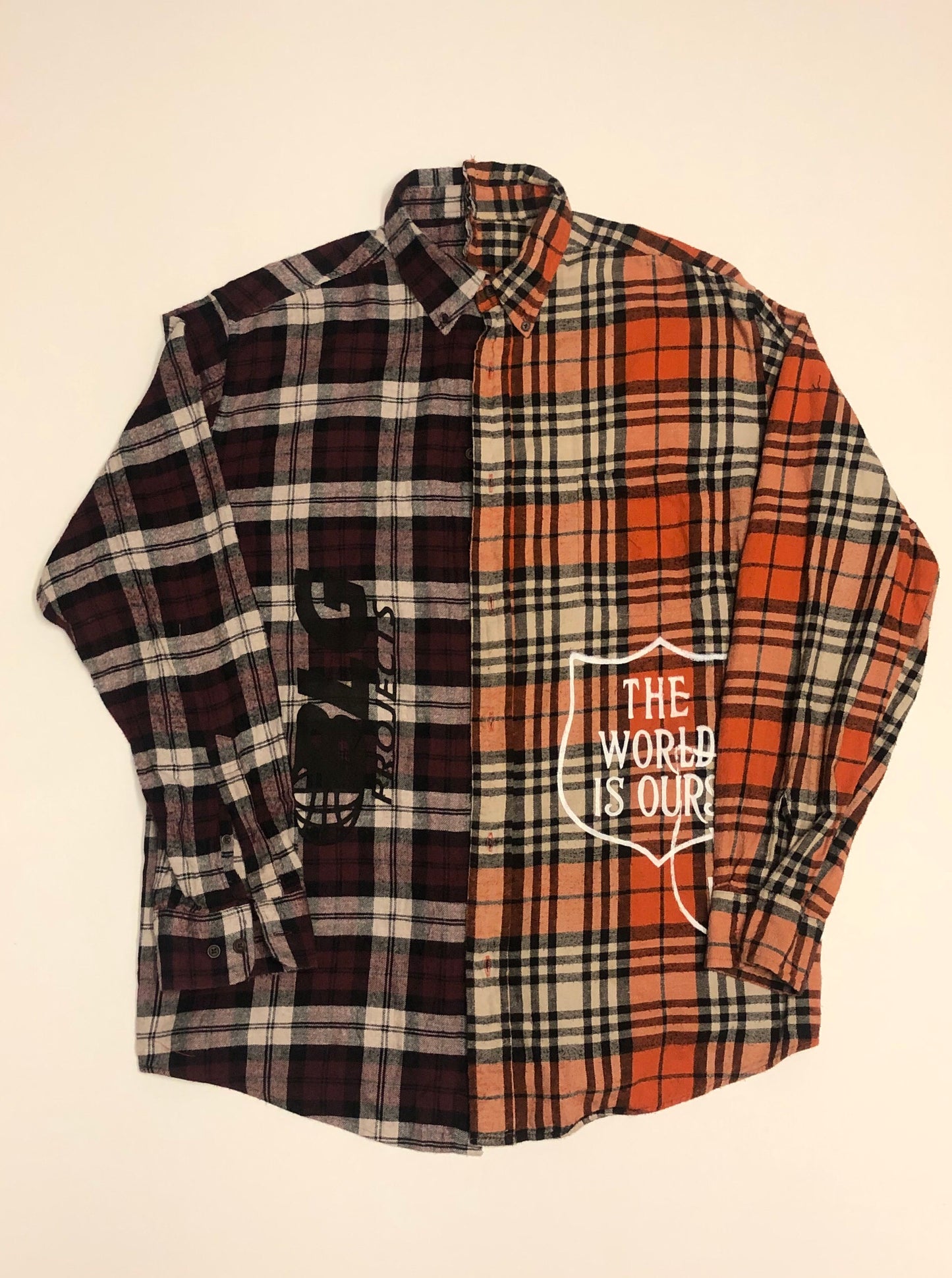 Split Flannel Work Shirt